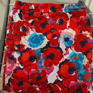 Plus Rafaella Floral Bright Pencil Skirt Size 16